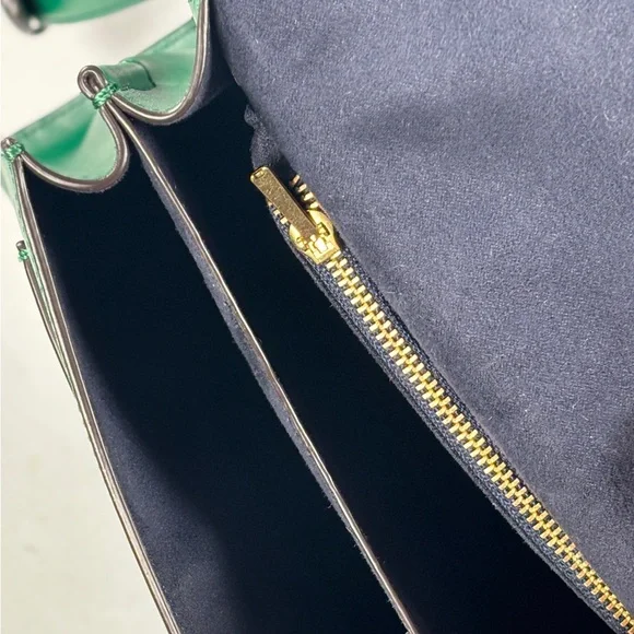 Coach Emerald Green tabby 20 Leather Satchel - Picture 10 of 16